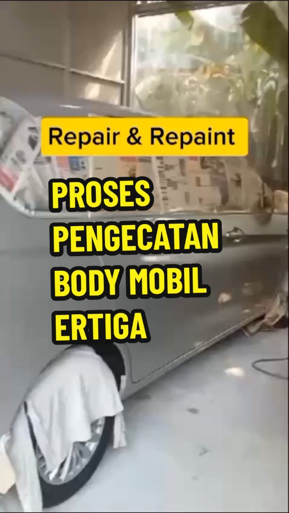 proses pengecatan body mobil ertiga #bodyrepiar #bengkelmobil #bengkelcatmobil #jakarta #mobilbekas  #obetmotor #bengkelcat #bengkelcatjakarta #