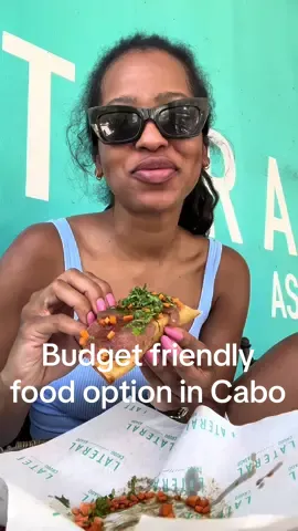 Let’s go try Lateral Crudo in Cabo  #cabo #budgetfriendly #food #cwm #aishahtries 
