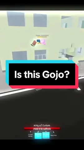 Hit the Gojo Pose and everything😭🙏 #jujutsushenanigans #jjs #jujutsukaisen #jjk #gojo #roblox #fyp 