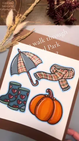 I’ll just put a sweater on and crank the A/C 🍁🍃#cocowyocoloringbook #StressRelief #fall #autumn #sweaterweather #pumpkin 