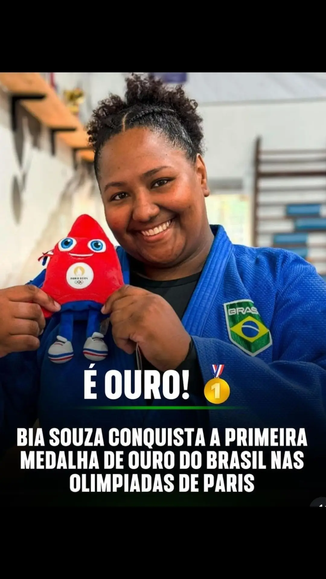 Obrigada a todos 😭😭😭 Não estou acreditando , obrigada Brasil ❤️😭🏅 #campeao #olimpiadas #foryou #viral #fyp 