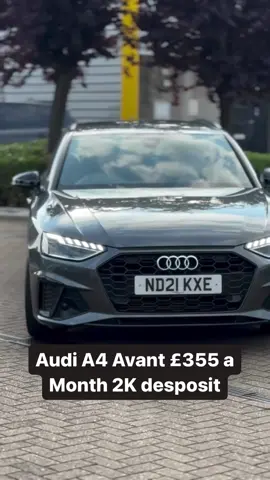 How does £355 per month sound for an Audi A4 Avant Black edition! #ZeroDeposit #SKVMotors #fyp #DriveYourDream #AutoLife #AutoLife 