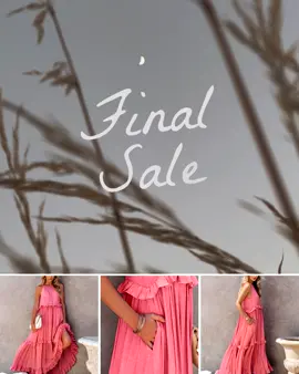 💎 Ruffled Sleeveless Tiered Maxi Dress with Pockets 💎 Black Friday special! Shop Today 👉