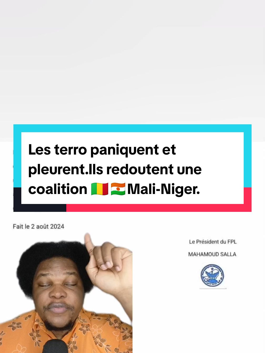 Les terro paniquent et pleurent. Ils redoutent une coalition 🇲🇱🇳🇪Mali-Niger, craignant qu'elle n'apporte pas la stabilité dans le Sahel😂😂😂 #niger #afrique #malitiktok🇲🇱🇲🇱malitiktok✊✊✊💪🏼✊ #malitikto🇲🇱🇲🇱malitiktok #malitikto🇲🇱🇲🇱malitiktok #malitiktok🇲🇱🇲🇱malitiktok #malitiktok223🇲🇱 #malitiktok🇲🇱 #burkinatiktok #burkinafaso🇧🇫 #burkinafaso #poutine🇷🇺 #russie🇷🇺 #poutine #francetiktok🇫🇷 #francetiktok #francetiktok🇨🇵 #