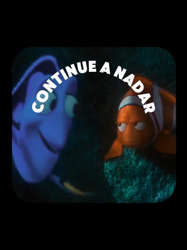 Continue a nadar #fyp #foryou #foryoupage #nemo #pixar #vida #life #psicologia #terapia #filme