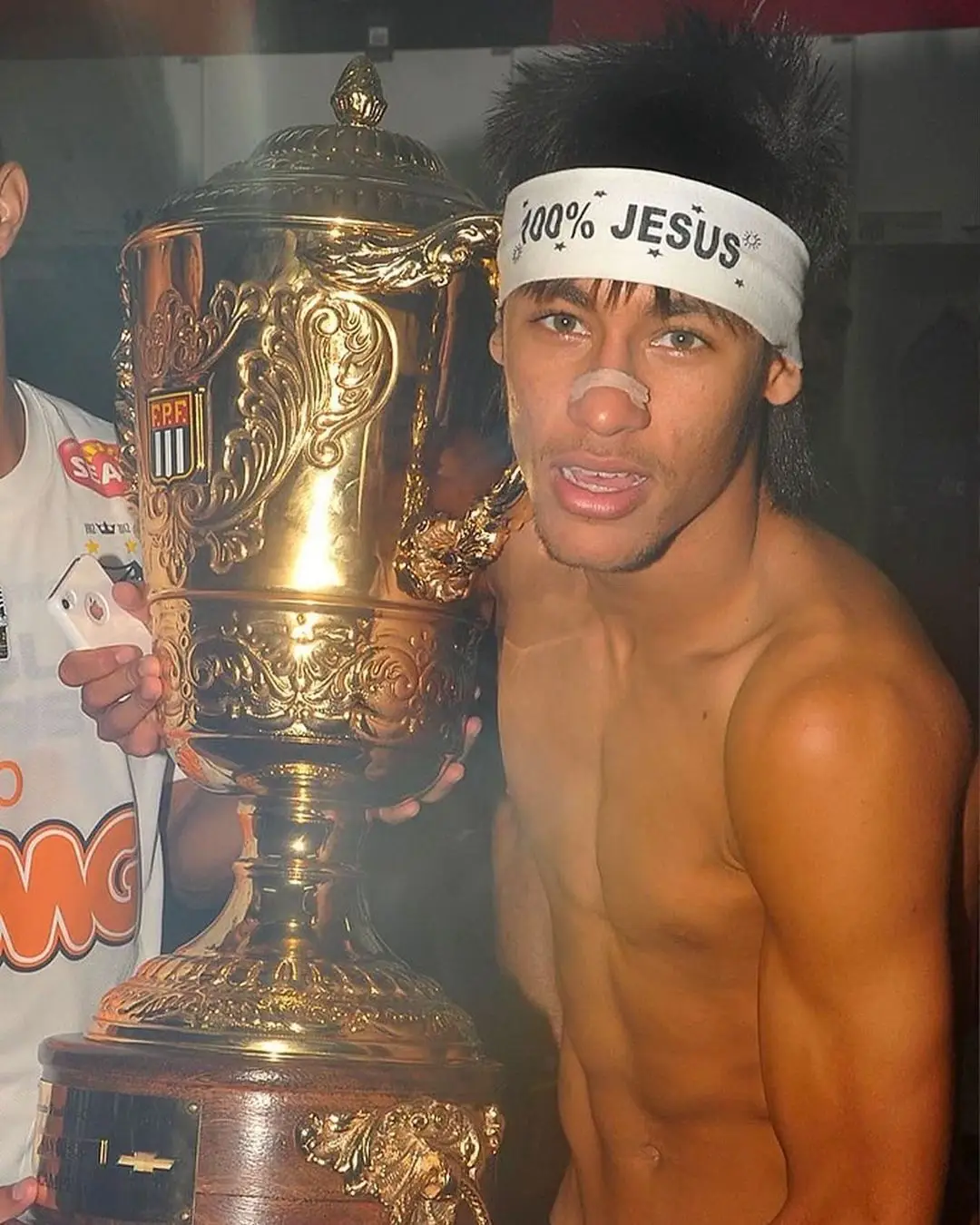 Neymar’s ‘100% Jesus’ headband (2012)
