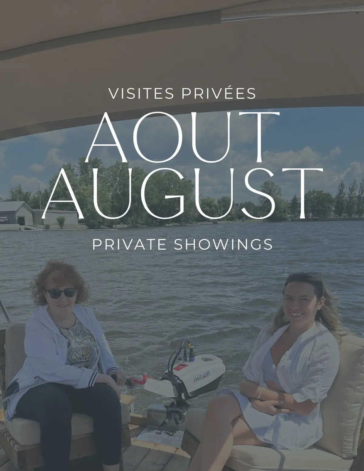 🌞Joyeux août à tous! 🌊 Planifiez une visite privée de nos pontons Terraflo pour voir la qualité par vous-même et commandez le vôtre dès maintenant pour en profiter dès août! ~ 🌞 Happy August to everyone! 🌊 Schedule a private showing of our Terraflo pontoons to see the quality firsthand and order yours now to enjoy it as soon as August!