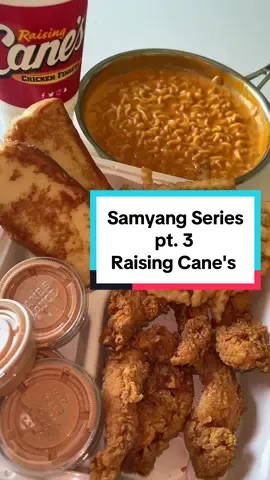 Samyang Series w/ @Raising Cane's 🔥🫶🐔 follow for samyang noodle recipe ! posting tomorrow 🫶 #eating #samyang #noodles #raisingcanes #mukbang #foryoupage #foryou #fypシ゚viral #eatingshow #mukbangeatingshow #eatingshowasmr #asmreating #eatingasmr #eatwithme #eatingsounds #letseat #bigbites #slurpingsound #friedchicken #buldaknoodles #samyangnoodles #samyangseries #canessauce #FoodTok #food #foodtiktok #Foodie 