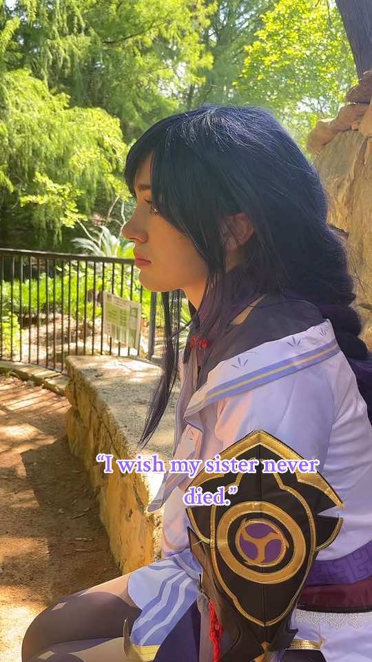 real @★  ᶻ 𝗓 𐰁.ᐟ➤morgan #eimiko #raidenshoguncosplay #yaemikocosplay #genshinimpact 