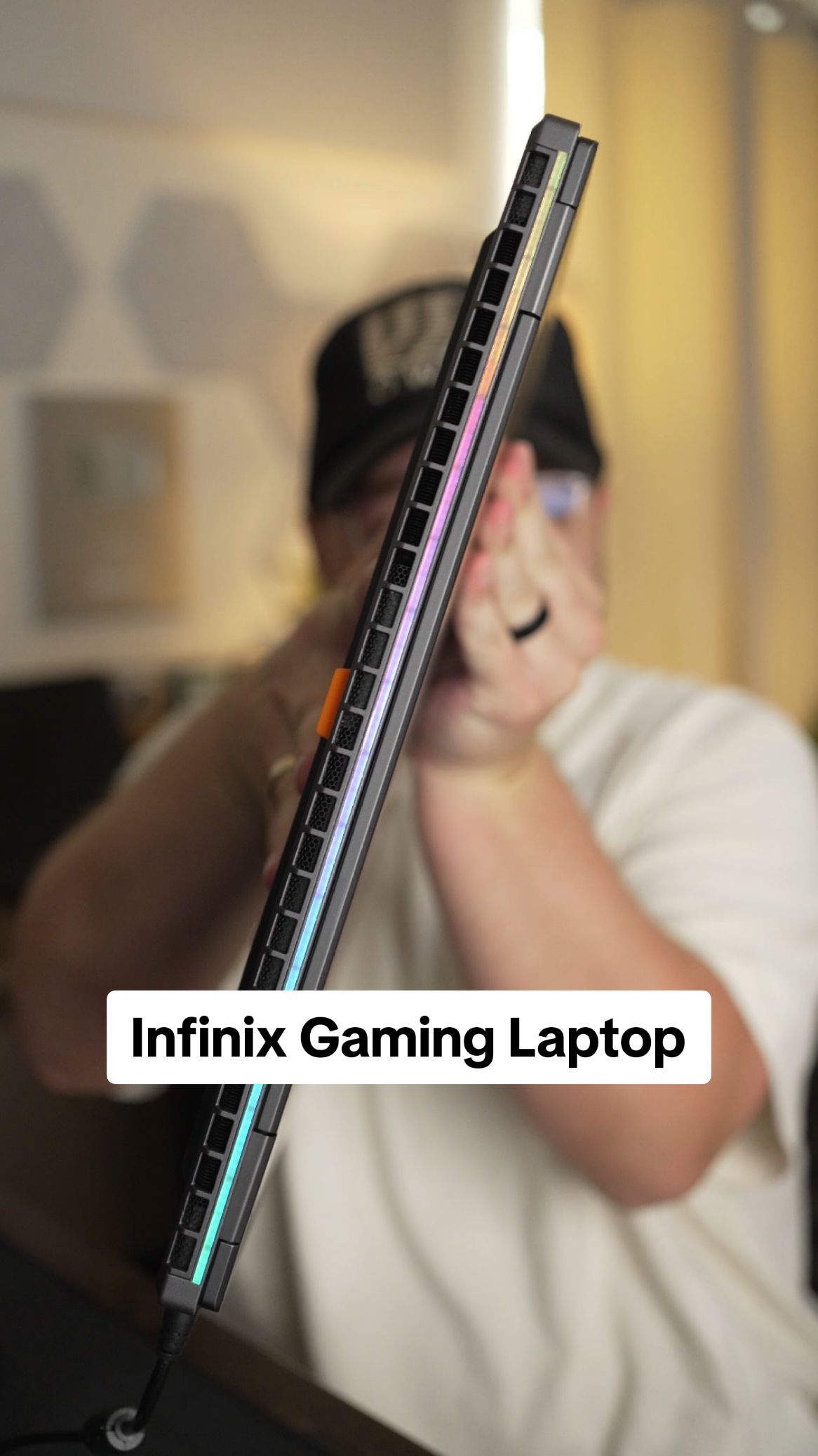 Thanks to Infinix for sending out their new GT Book gaming laptop! #tech #techtok #infinix #infinixgtbook #gaminglaptop #imparkerburton #androidguy #techguy 