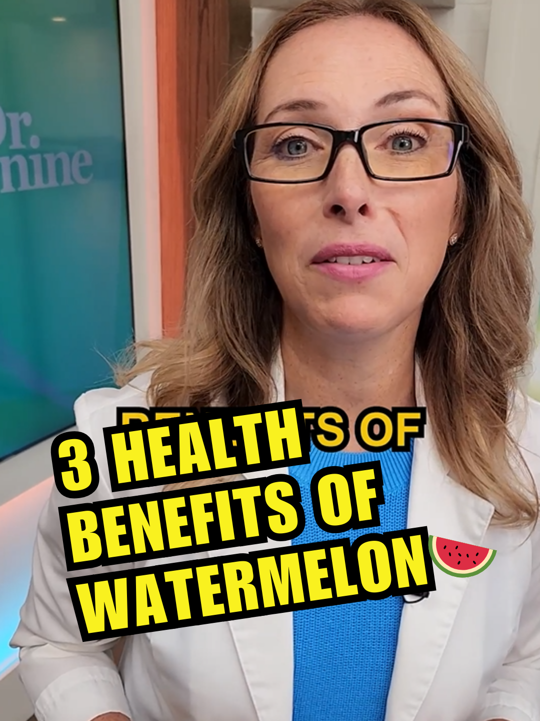 3 Health Benefits Of WATERMELON🍉 Learn from Dr. Janine about the health benefits of watermelon, including lycopene and hydration. Find out why this fruit is so good for you! #watermelon #fruit #nutrition