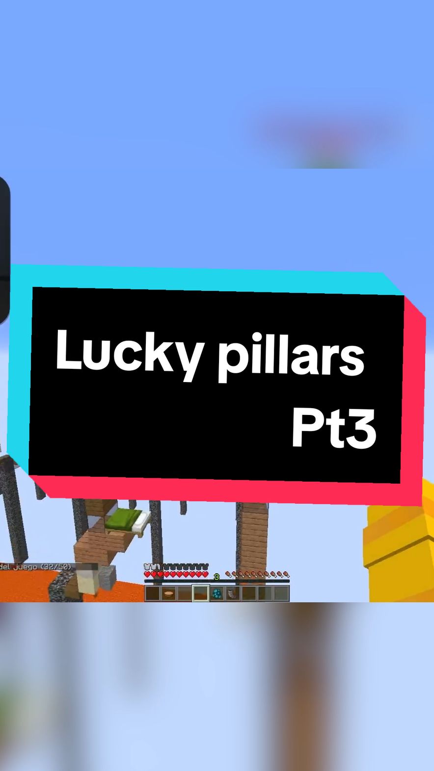 Lucky pillars no premium #fyp #Minecraft #minecraftbuilding #minecrafttutorial#minecraftmemes 