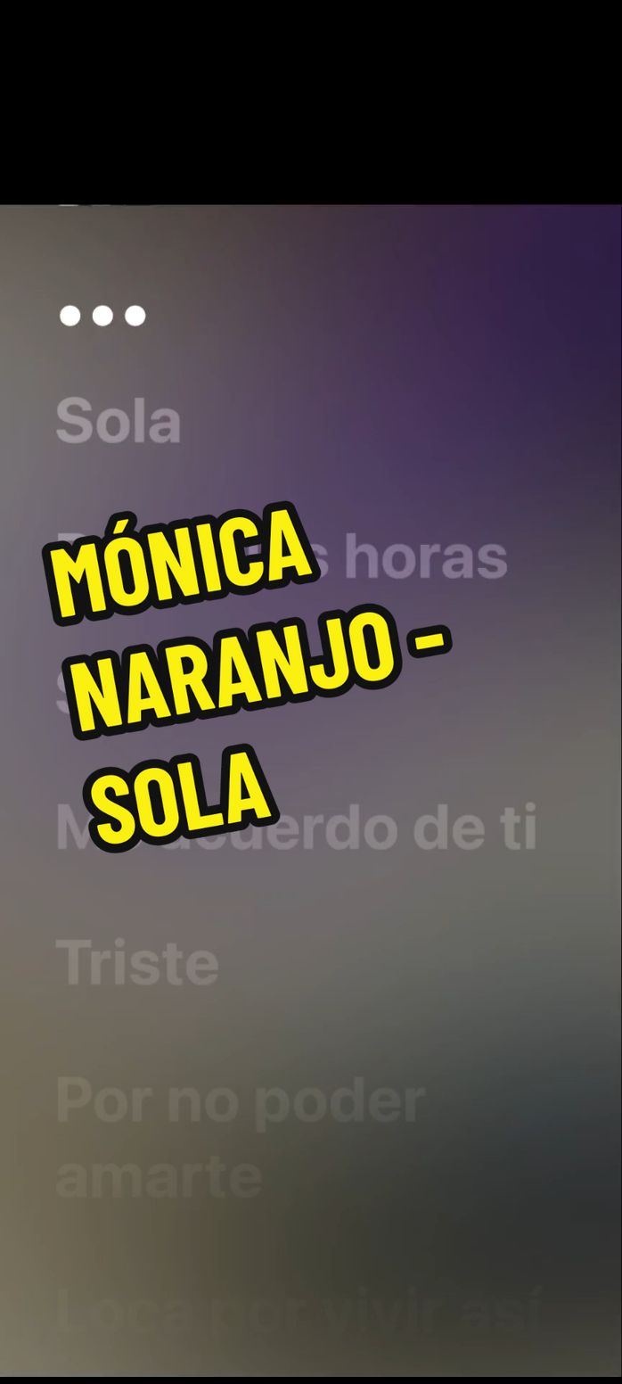 MÓNICA NARANJO - SOLA #monicanaranjo #sola #tendencia #foryou #parati #gustosculposos🎵 #Viral #viraltiktok #tiktokviral #paratiiiiiiiiiiiiiiiiiiiiiiiiiiiiiii #fyp 