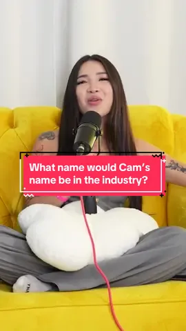 What would Cam’s name be in the industry? 😱 #themorningafterpodcast #themorningafter  #waifuviolet #icamillenicole #gabeagsar 
