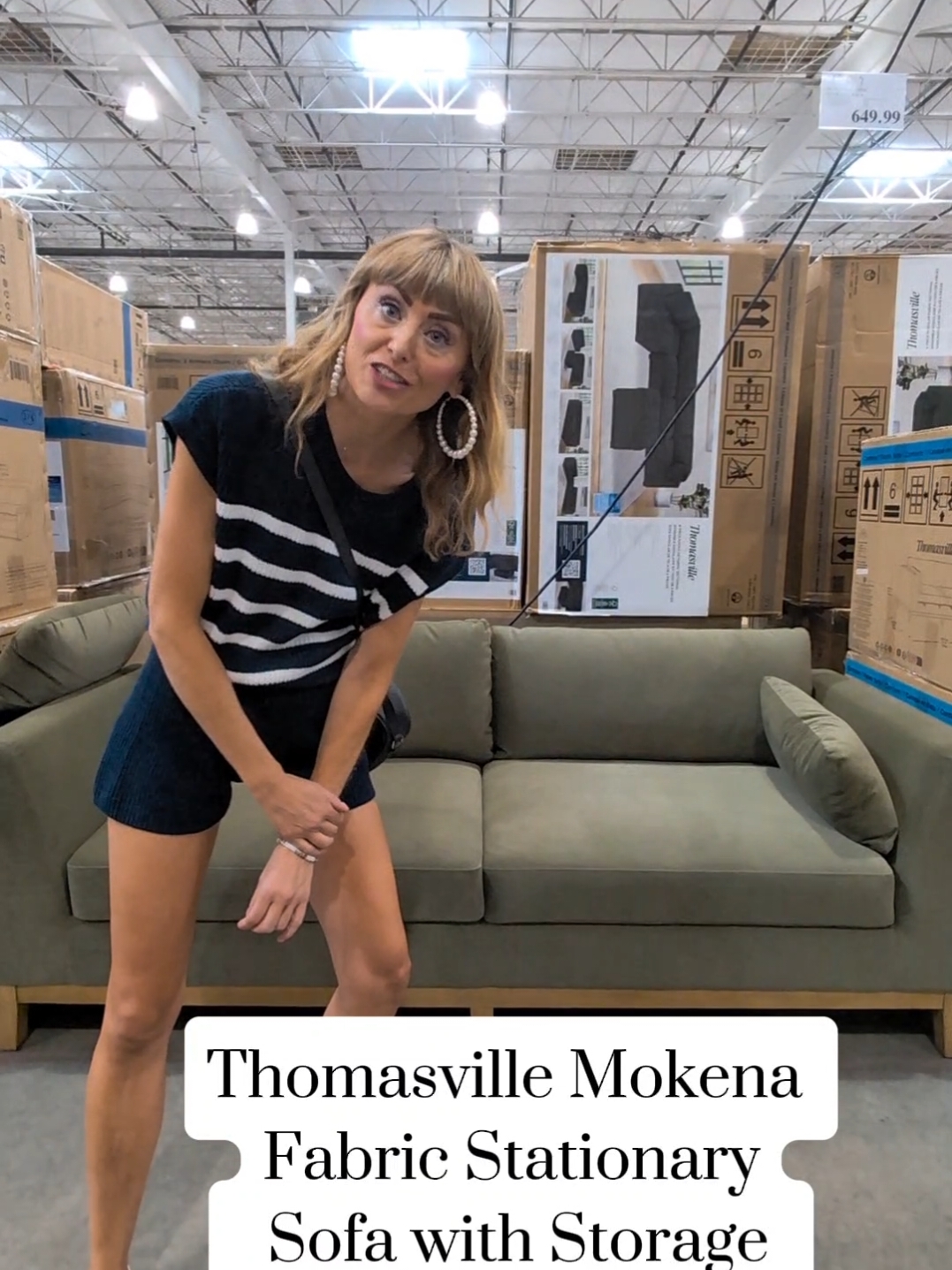 Check out this Brand New Couch at Costco! Costco has the Thomasville Mokena Fabric Stationary Sofa with Storage for only $649.99 in store!  It's also available online in grey & green! Convenient Design with Built in Storage, Removable Back Cushions & More! @Costco Wholesale @Thomasville #thomasville #thomasvillecouch #storagecouch #costcofurniture #costcothomasville  #costcospring #costco2024 #costco #MomsofTikTok #costcoweeklydeals #costcomusthaves #costcomom #costcomama #costcobuys #costcomamma  #costcosale #costcodeals #costcodeals #costcoinstantsavings #costcofinds  #momsonabudget #costco #costcospring2024 #whatsnewatcostco  #costcotiktok #fyp #fypviral #costcoandsamsclubmama 