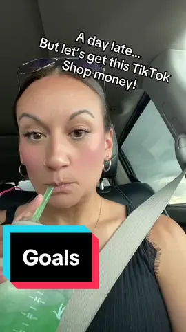 A new month means new goals! Tiktok Shop has been a blessing and i am ready to put in more hard work for more blessings! ❤️💜✌🏼