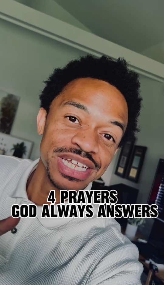 4 prayers God always answers. #faith #God #prayer #foryoupage 