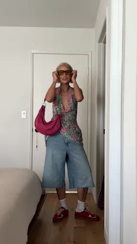 I love love love a long jort #outfitideas #jorts 