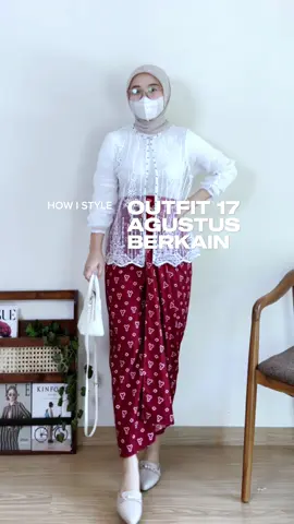 Styling outfit merah putih pakai rok lilit 30ribuan dari @faustashop. Jgn lupa disave dulu videonya buat ide outfit 17 agustus nanti 🤩🇮🇩 #roklilit #roklilitmurah #outerbrukat #brukatmurah #outfitberkain #outfitmerahputih #17agustus #JelajahMerdeka #PromoGuncang88 