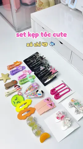 Toàn là kẹp xinh thoi , mà zá chưa tới 50 🐟 nữa 🎀 #keptoc #setkeptoc #keptocxinh #keptocy2k #unboxing #unbox #cute #dangiu #hottrend  #thaothichriviu #xuhuong #trending #viral #foryou #fyp #xh 