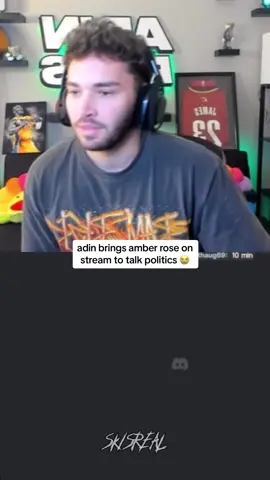 adin brings amber rose on stream to talk politics 😭 #adinross #adinrossclips #amberrose #fyp #viral 