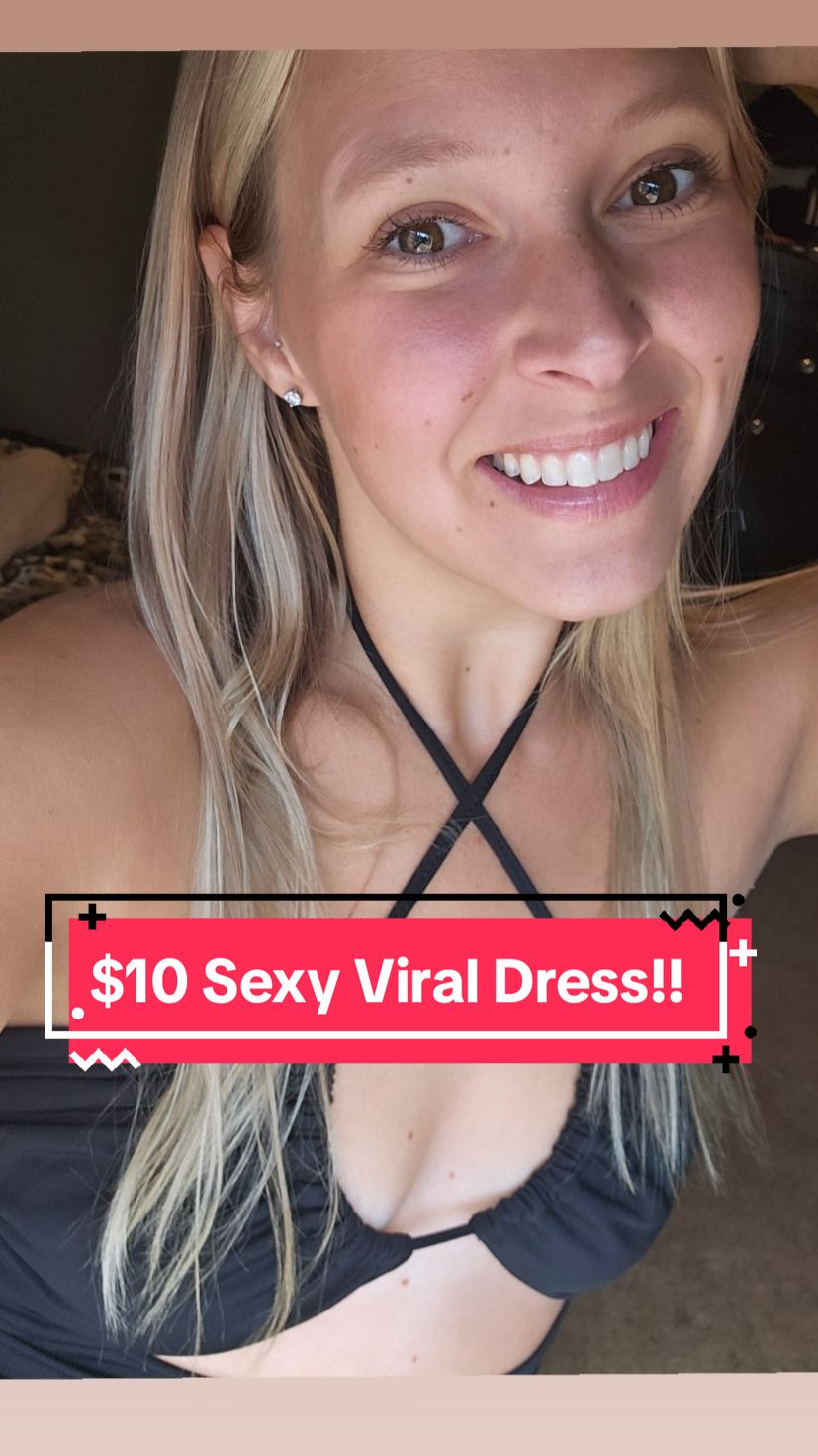 Ok I never wear dresses and I can't wait to wear this one for my next date night, my husband can't stop talking about how much he loves it! and it's $10!! what!! I feel like every body type could pull this dress off and be their best sexy self!  #viraldress #cheapdress #affordablefashion  #sexydress #TikTokShop  #creatorsearchinsights  #datenight #datenightoutfit #viraltiktok  #sexy #contentcreator  #cutefinds #bodycondress #fashiontiktok  #fashion #dress #GlowUp 