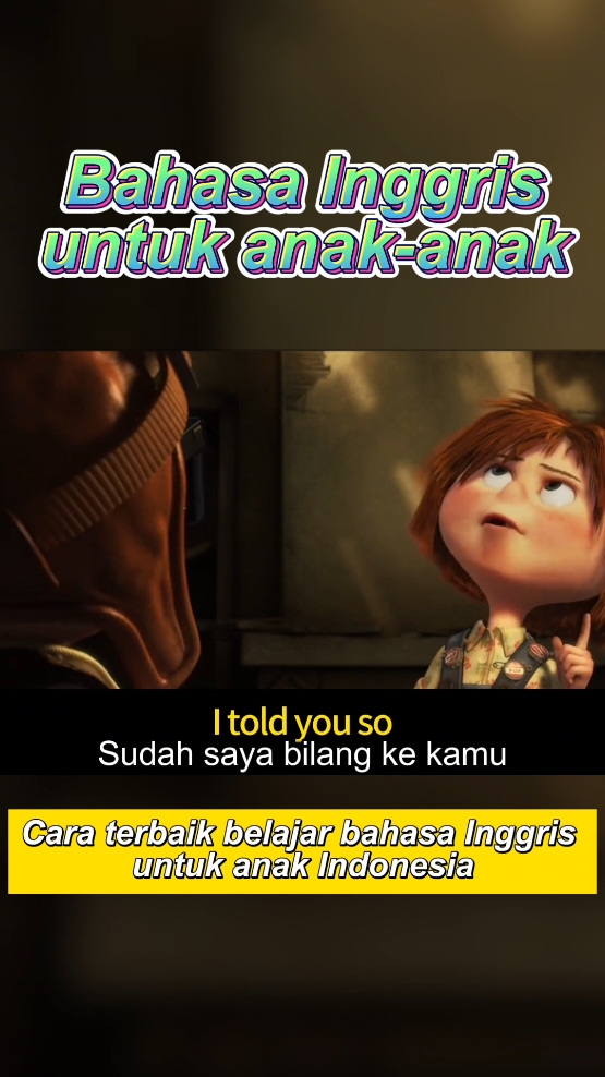 Cara Terbaik Belajar Bahasa Inggris untuk Anak Indonesia! Belajar Bahasa Inggris dengan menonton animasi, ada kemajuan setiap harinya~ #bahasainggrispemula #belajarbahasainggris #bahasainggrisanak #belajarbareng #belajaryuk #viral #viralditiktok #indonesia🇮🇩 #indonesia #fypindonesia #indonesiafyp #indonesiatiktok #fyp #trending 