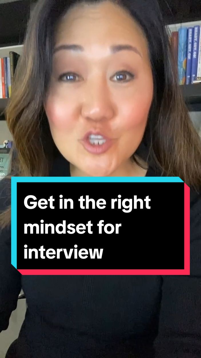 Get in the right mindset for your interview ✨️ #interview #interviewprep #interviewtips #jobsearching #careeradvice #careertiktok #careercoachontiktok 