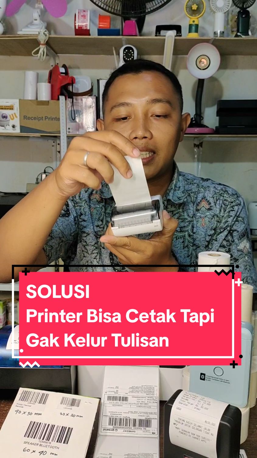 Printer Bisa Cetak tapi tidak keluar tulisan ini solusi nya #solusi #printer #thermalprinter #printerbluetooth #arkadjaya 