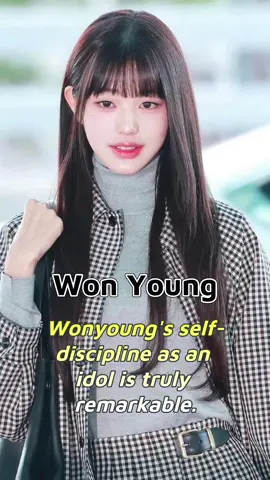 Wonyoung’s self-discipline as anidol is truly remarkablre#wonyoung #idol #entertainment 