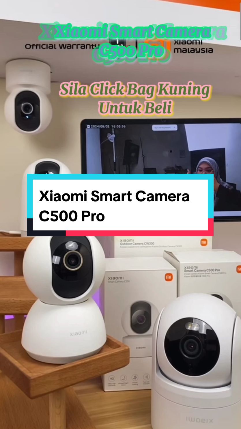 Sila Follow Like And Share Dan Support Bag Kuning 🤗🤗🤗  Xiaomi Smart Camera C500 Pro   #kamera #xiaomi #jelas #gelap #auto #pusing #detect #keselamatan #rumah #murah #keperluan #mampumilik #berbaloi #hd @xiaomimalaysia 