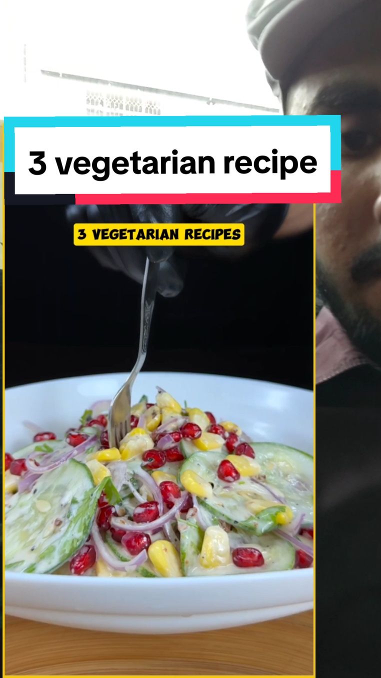 3 vegetarian recipes #vegetarian #Recipe #ukaccent #viralvideoplztiktok #unitedstates #unitedkingdom 