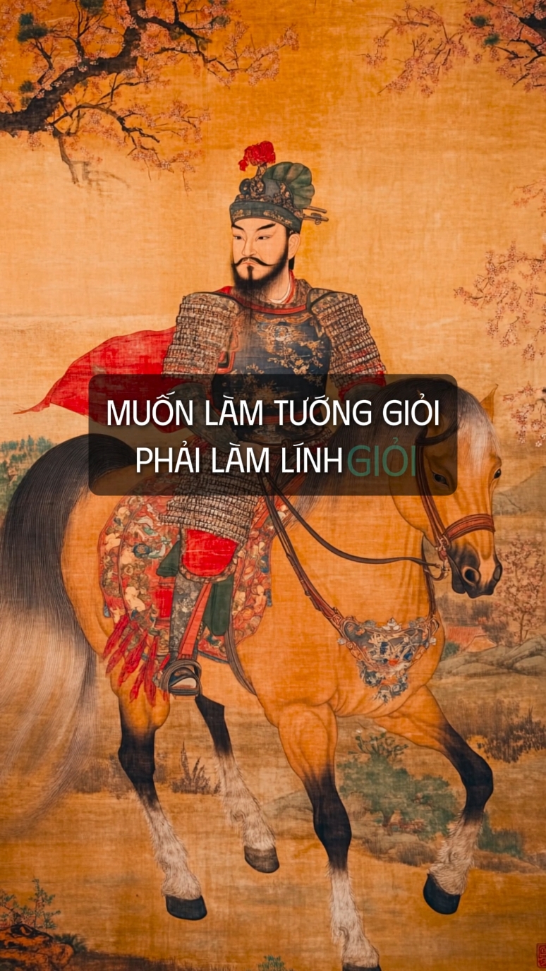 Muốn làm tướng giỏi, phải làm lính giỏi. #phattrienbanthan #baihoccuocsong #tuduythanhcong #suthatla #cogangtungngay #thanhcong #tuduy 