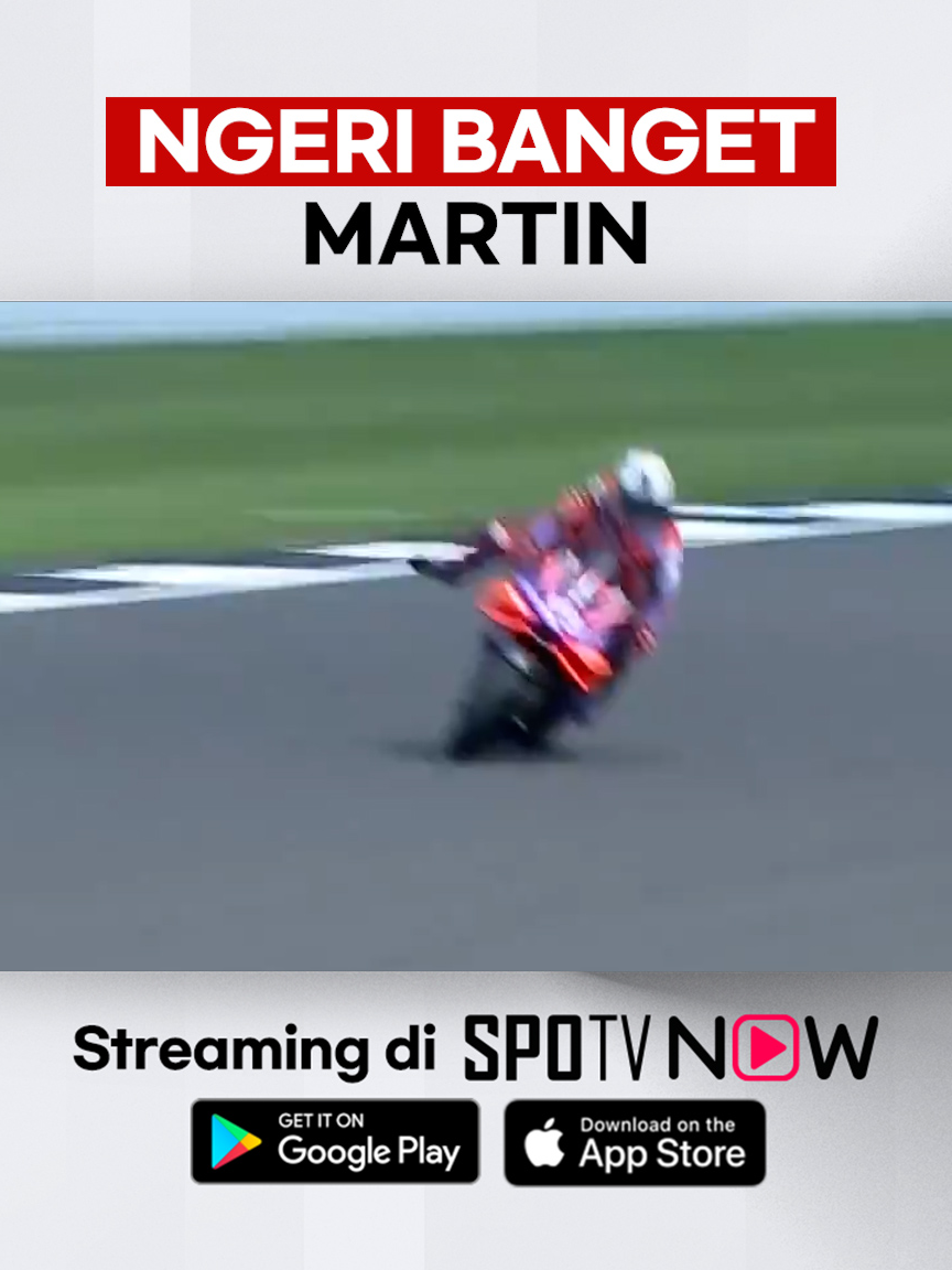 #MotoGP 🏍 - Martinator kembali mendominasi #BritishGP. Martin menjadi yang tercepat di FP2 dengan catatan waktu 1.59.039 🔥 Saksikan Balap MotoGP™️ di SPOTV NOW! Follow kami untuk konten EKSKLUSIF MotoGP™️ lainnya! 🏍🏁 #SPOTV #SPOTVIndonesia #Motorsport #OlahragaTikTok