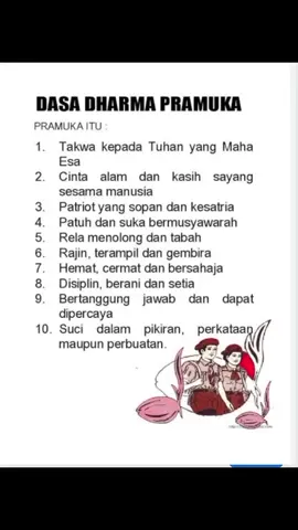 Darma pramuka #pramukaindonesia🇮🇩⚜️😎 #pramuka #dasadarmapramuka 