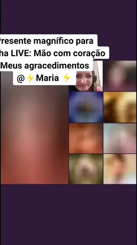 Obrigado pelo Presente maravilhoso enviado para a minha LIVE! Você ter gostado do meu conteúdo significa muito para mim. @⚡️Maria ⚡️ #livegift #handhearts #mãocomcoração 