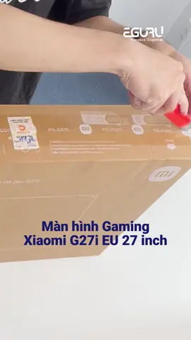 Unbox Màn hình Gaming Xiaomi G27i EU 27 inch #xiaomi #eguru #manhinh #gaming  #g27i