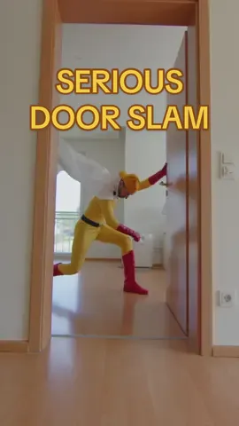 Serious Door Slam 💀 #anime #saitama #onepunchman 