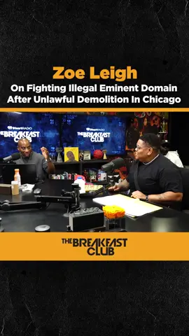 Every week, Zoe Leigh (@mrstealyourwig) has made it her business to fight the illegal eminent domain after the unlawful demolition of her family home in Chicago. Zoe speaks on joining the fight against the city of Chicago! For more, watch the full interview on youtube now! #iHeartRadio