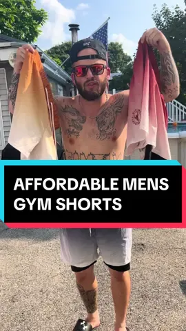 These gym shorts are great for the price! I love how the colors fade! #TikTokCreatorSearchInsightsIncentive  #mensshorts #mensclothes #mensclothing #workoutclothes #summersales #summerfinds #tiktokshopfind 