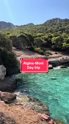 Aigina-Moni day trip🩷 #aiginagreece #moniisland #fyp #greece 