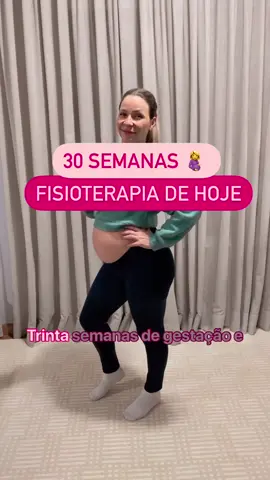 30 semanas de gestação e nunca me senti tão bem!! E você, como se sente? Ja esta fazendo fisioterapia?  #SaúdeNaGestação #FisioterapiaOnline #frasepragestantes 