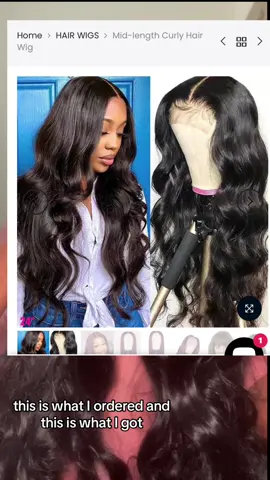 Im so mad  in big 2024 as well yelp . I should  of know cause royal mail refused to deliver this package , the company people kept on telling me to order more AND the stupid middle parting just wouldnt bunge lol . Anyways we move  #epicfail #fyp #viral #whatiorderedversuswhatigot 