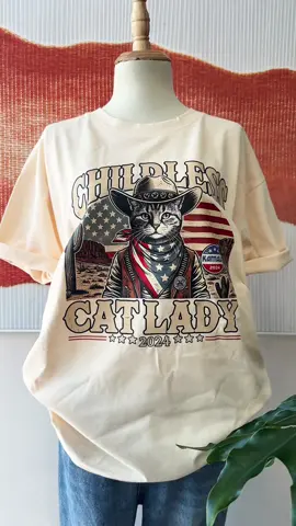 Omg, i love this shirt so much 🔥 Childless cat lady 🐈‍⬛ #catlady #catlover #kamala #childlesscatlady #childfree #cattok #catoftiktok #cats #catlife #cowboycat #childlesscatlady #childlessbychoice #childlesslife #catlady #catladylife #catladies #childlesscatladies #cat #catlover #kamalaharris2024 #kamalaharris #kamala #harris #voteblue #bluewave #voteblue2024 #electionday2024 #electionday #election #forthepeople #humanright #equalrights #activism #sayittomyface #werenotgoingback #voteshirt #kamalashirt 
