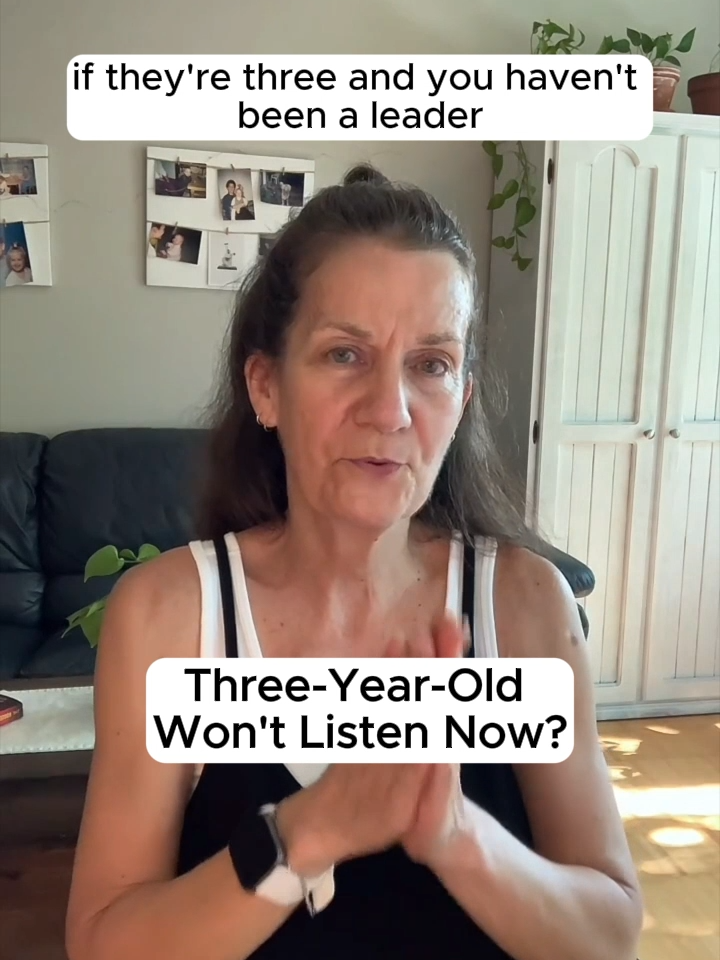 My almost 3 year old decided she doesn't want to listen anymore but she used to be really good, any advice?  I find at 3-years-old there is a fork in the road. On one hand, at three, if you've been a leader, they get super easy. On the other hand, if they're three and you haven't been a leader, they often go the other way. Do you know why? From my experience, it’s because they can stop and think by this point. They look back at the last three years and if you haven’t been a leader, they take over.  They're able to stop and think, and they reason through that. Not sure where to start in your calm leadership journey? Check out my BratBusters Behaviour Board (for ages three and older) that I send to my parenting newsletter, linked in my bio. Then, if you’re interested in learning the tools I teach for parenting like a calm leader, check out the BratBusters Bootcamps, linked in my bio.  ` ` ` #ParentingDiscussion #ParentingNetwork #ParentingConfidence #ParentingConnection #ParentingExperience #ParentingDaily #ParentingHelps #ParentingMindfulness