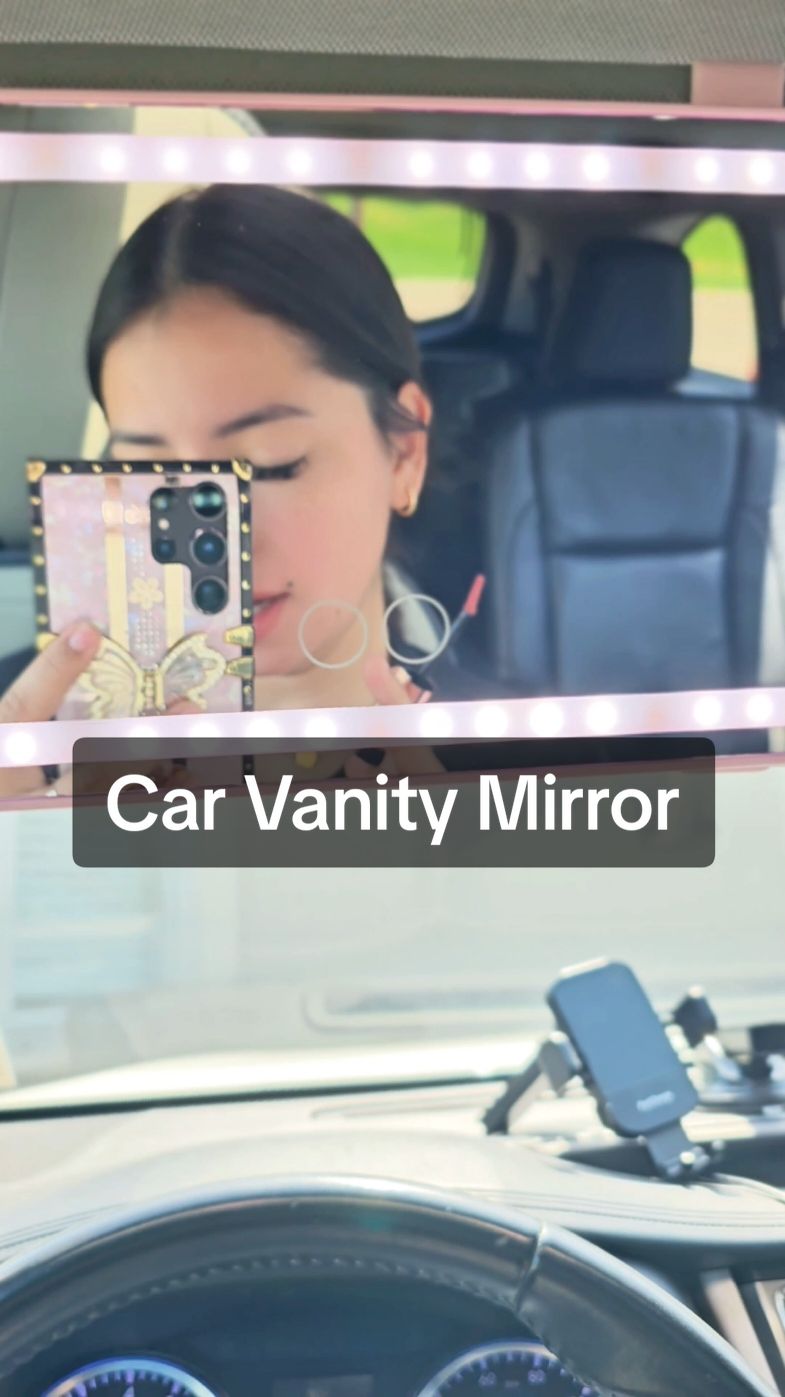 Car Vanity Mirror #vanitymirrorwithlights #vanitymirror #vanitymirrorforcar #womengifts 