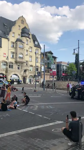 Letzegenerationen Protest in Halle 