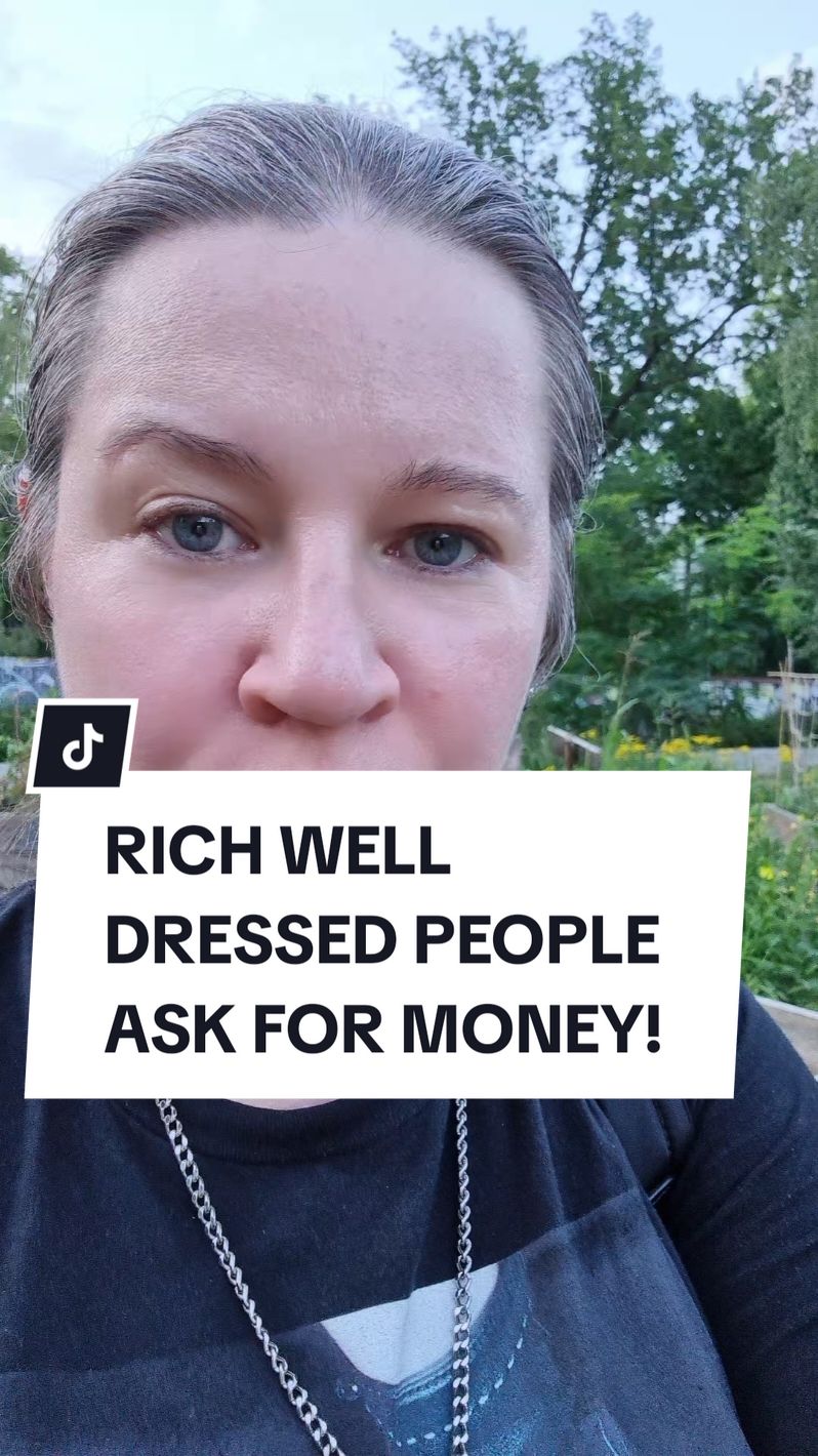 Antwort auf @natalia.seifert  RICH WELL DRESSED PEOPLE ASK FOR MONEY! @Musician Maria Marachowska @Painter Maria Marachowska #richpeople #welldressed #ask #formoney #mariamarachowska #Lifestyle 