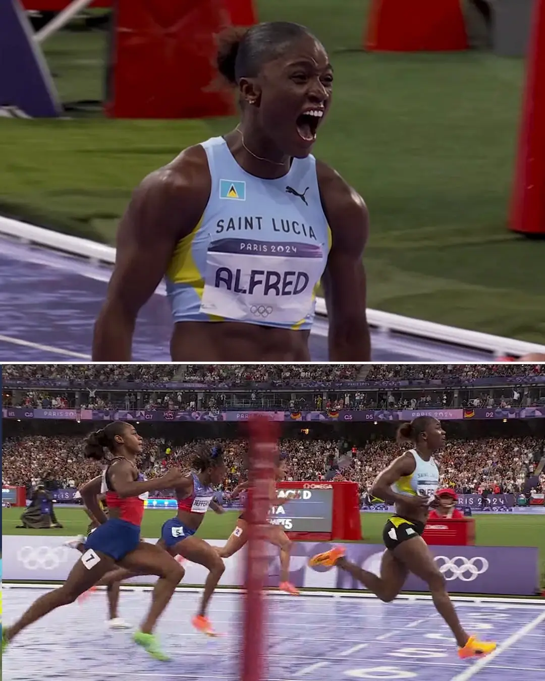 #JulienAlfred wins the first ever #Olympic medal for Saint Lucia 🇱🇨 #trackandfield 