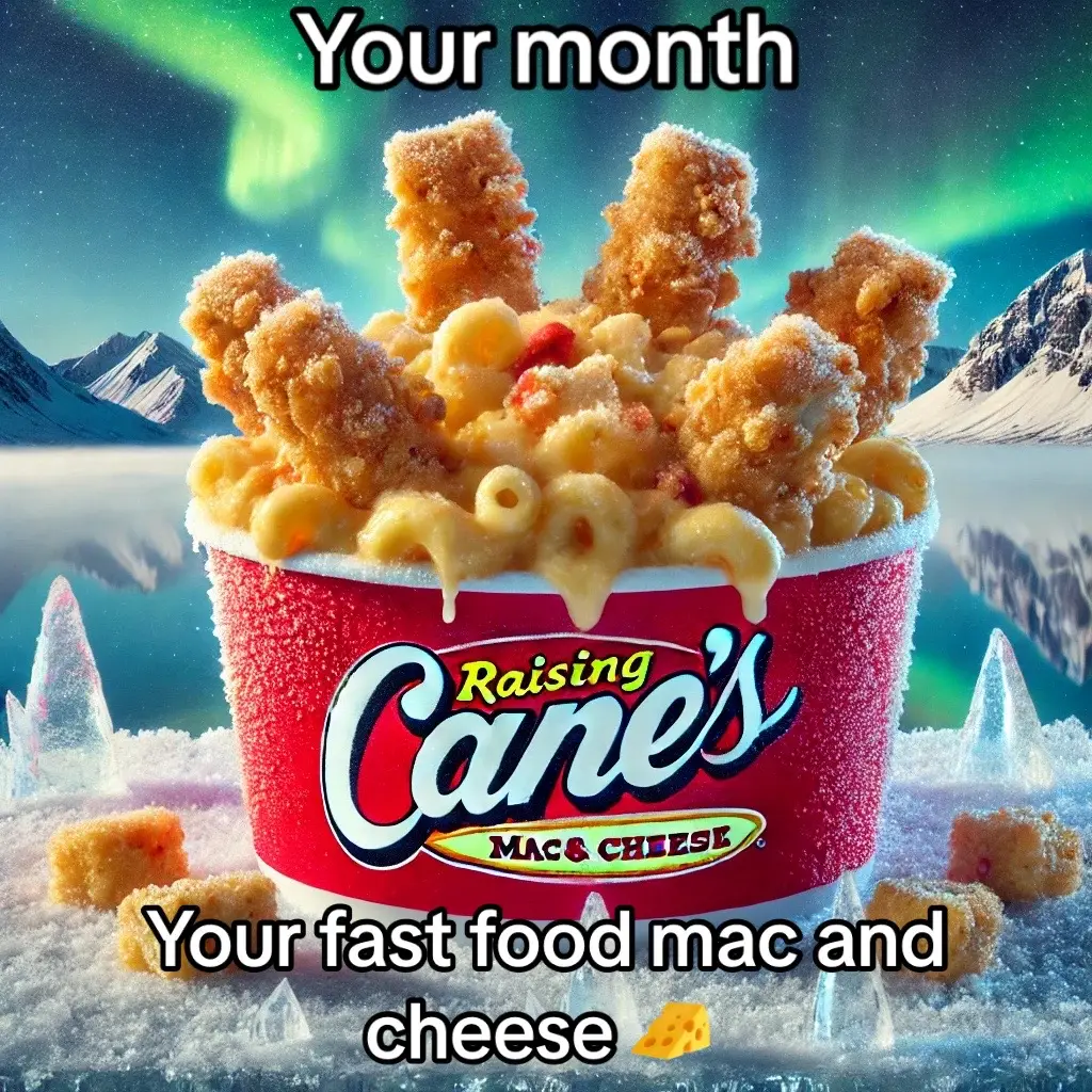 #yourmonth #yourmonthyourthing #birthmonth #fastfood #macandcheese #foryou 